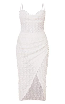 White Lace Cowl Neck Lace Up Back Midi Dress -VelvetMuse Store ddb0bec7e8abc9ac1d5555f195d63c51d315af76 cmt3940 6