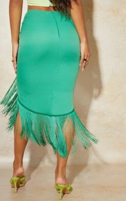 Bright Green Tassel Hem Midi Skirt -VelvetMuse Store dded6a25bc6a3306ba7889dfad360c243794d789 cmt5175 3