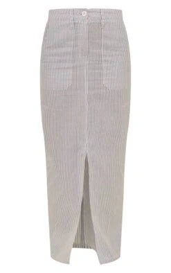 Blue Striped Cotton Midaxi Cargo Skirt -VelvetMuse Store df8d9bb042472f4bcd955f2a0a98f810fe3a64b8 cnd6623 5