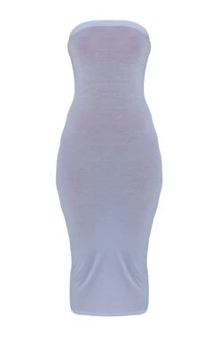 Basic White Bandeau Midaxi Dress -VelvetMuse Store e0cdf802c40bbc88b05520d767d714b28e4b5ac0 clv6849 6