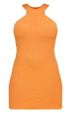 Tangerine Rib Extreme Racer Neck Bodycon Dress -VelvetMuse Store e10985dade0aead2433258c8e36ceb2876bbcfa4 cnd5438 5