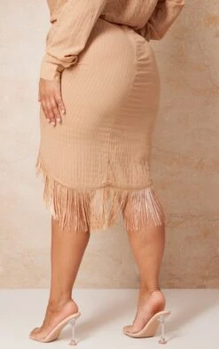 Plus Stone Textured Linen Tassel Drape Midi Skirt -VelvetMuse Store ebea9b05d343a078e7d590c37c33e401629ea4c2 cmw4005 3