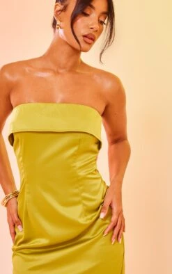 Olive Satin Bandeau Fold Over Bodycon Dress 8 Olive Satin Bandeau Fold Over Bodycon Dress -VelvetMuse Store f40a161ba8fd398a7ca4eb38fab8f95fdce78f09 cnd5940 4