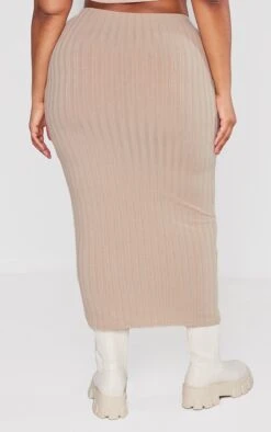 Plus Beige Ribbed High Waist Midi Skirt 7 Plus Beige Ribbed High Waist Midi Skirt -VelvetMuse Store f94409c0cf8d98e679bb5b443e276a956f75afa7 cnc5201 3